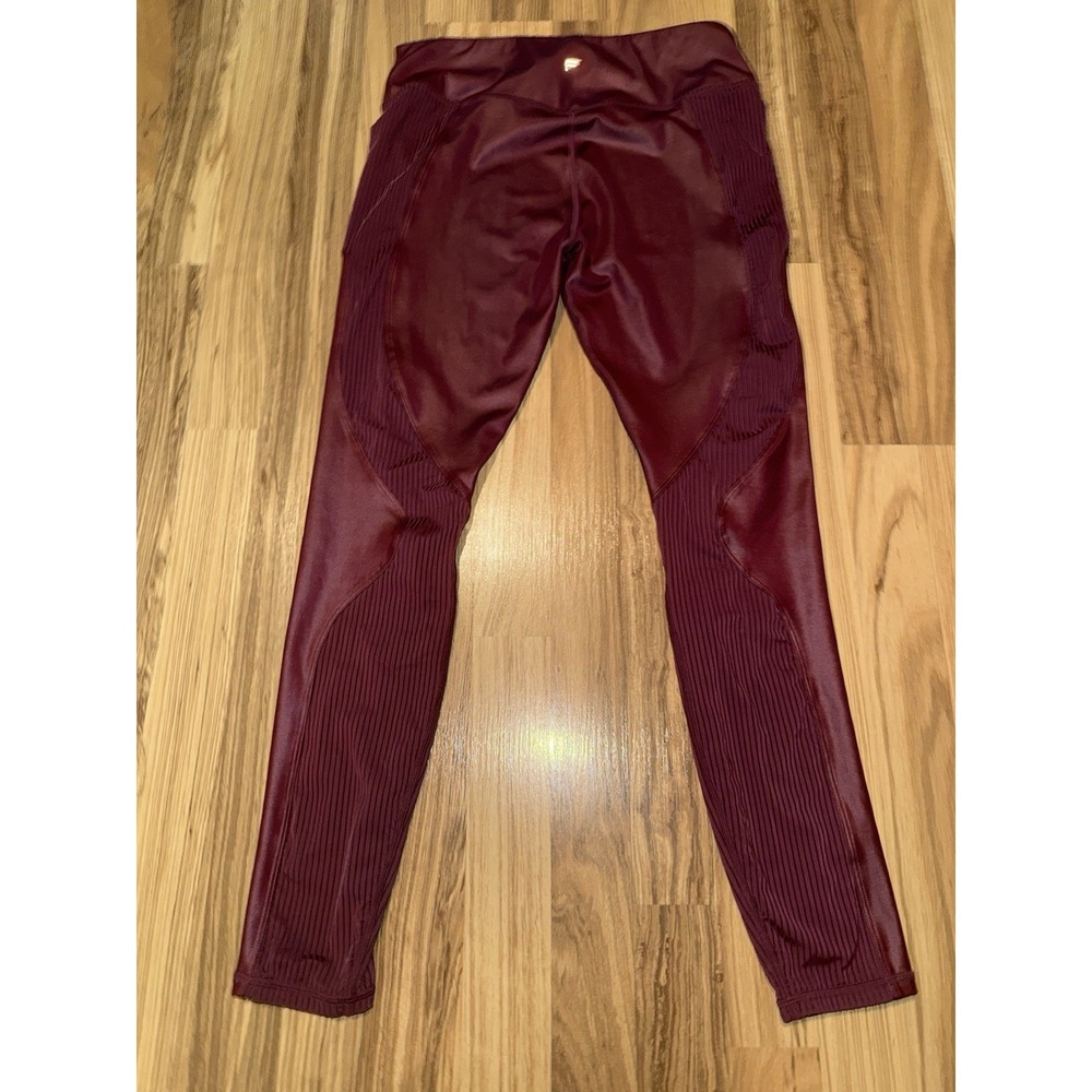 Fabletics Motion365+ Contour High-Waisted Leggings Merlot Shine‎